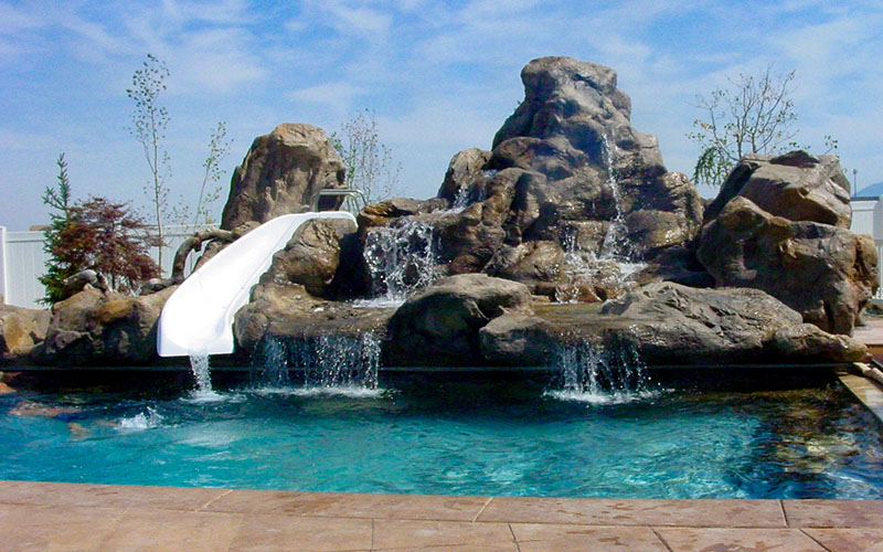 Ultimate Pool Slides, Aquatic Artists, Pool Waterfalls